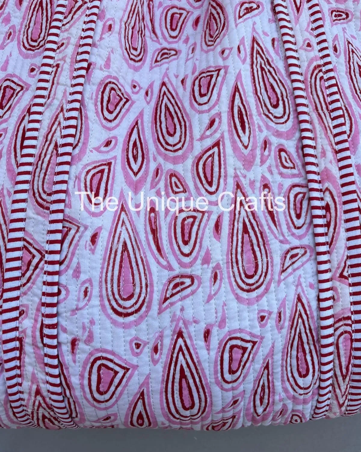100% Cotton Tote Bag Shoulder Bag Quilted Cotton Handprinted Reversible Tote Bag For Shopping Grocery & Beach Bag Picnic Bag