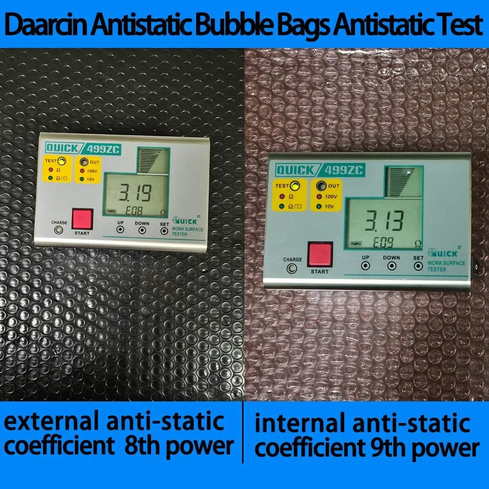 10pcs 7.87x11.8in/20x30cm Antistatic Bubble Bags, Static Shielding Bag for Hard Drive SSD HDD or Sensitive Electronic Components