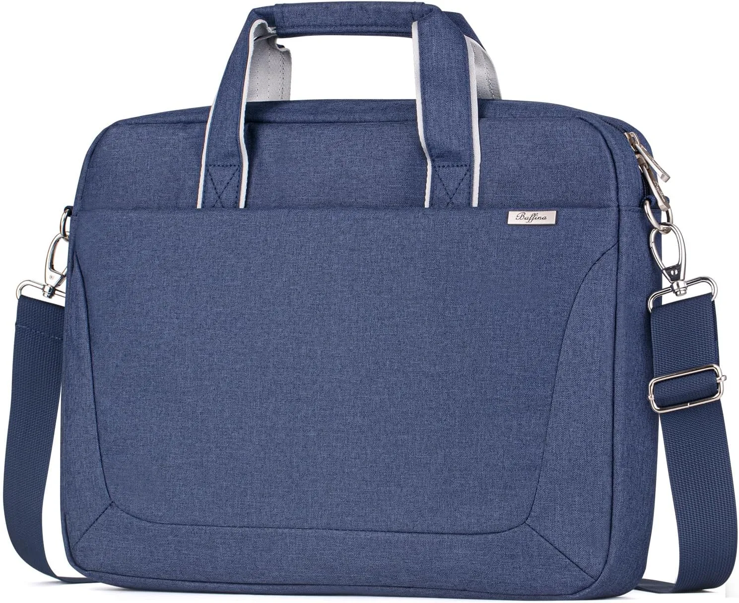 17 17.3 Inch Laptop Shoulder Bag for Men Women,Waterproof Computer Carrying Case Messenger Bag with Strap for 17"-18" HP Dell,Laptop Briefcase for Office business Travel College School,Blue