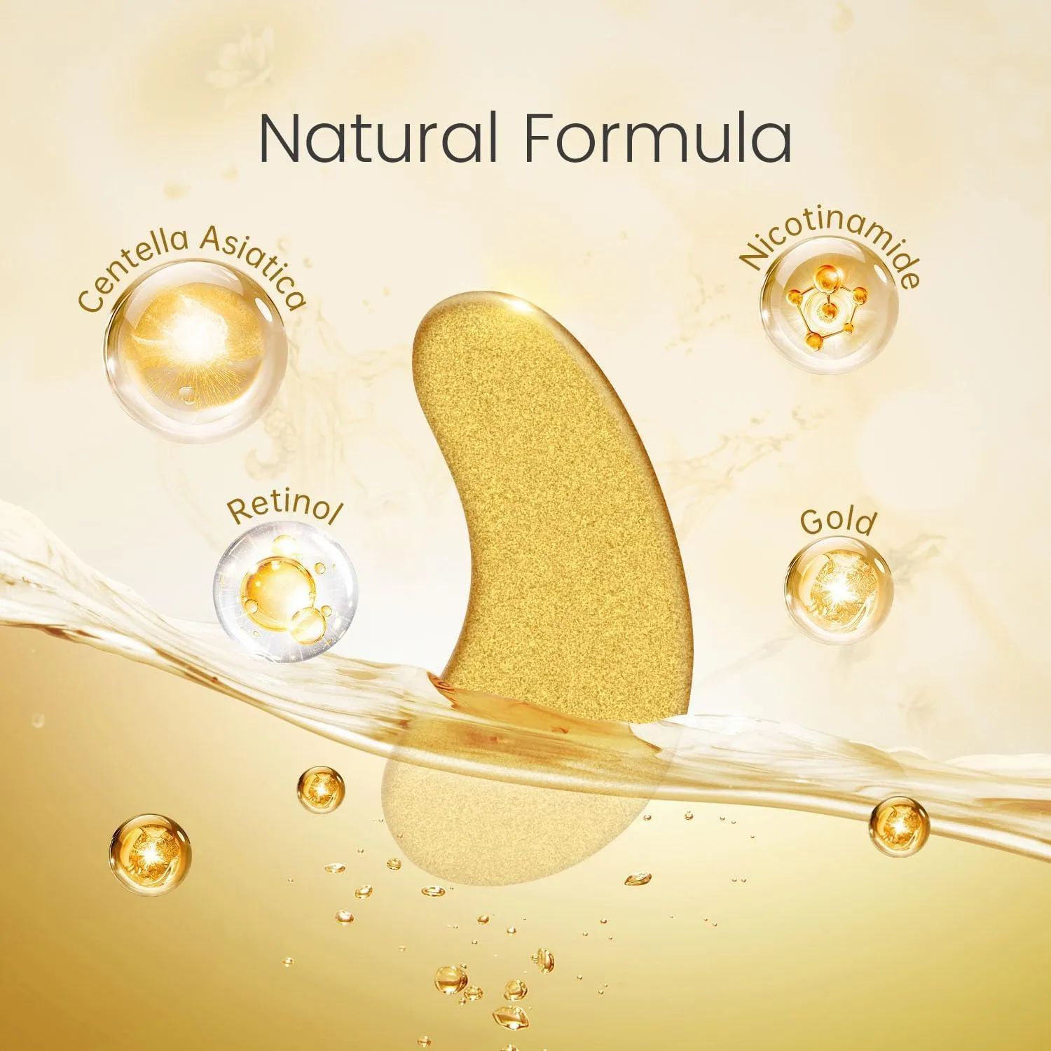 30 Pairs 24K Gold Under Eye Patches Face Masks Dark Circles Puffy Eye Bags Collagen Skincare Spa Trip Eye Mask Gift