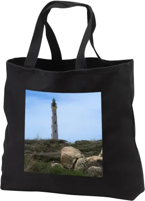 3dRose Photograph of the California Lighthouse in Noord, Aruba. - Tote Bags (tb_326778)