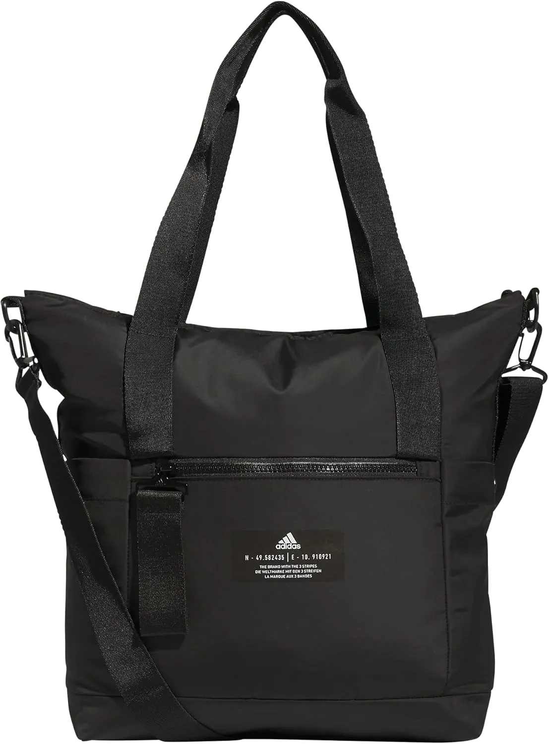 adidas Women, Large Tote, Gym Bag with Shoulder Strap, Black/2.0, OSFA