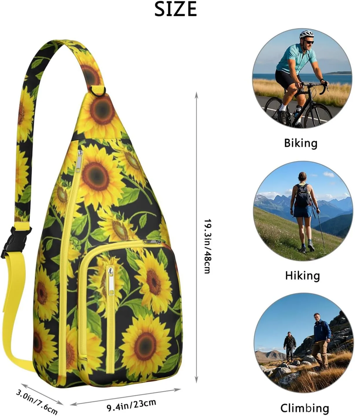 Adjustable Strap Crossbody for Women, Lightweight & Stylish Floral Design