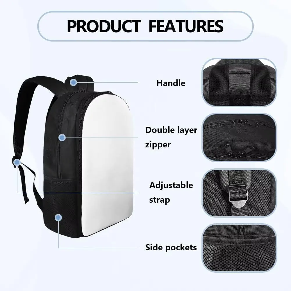 Aesthetic Dragonfly Backpack for Teen Girls 4PCS Middle School Bag Lunch Box Water Bottle Holder Set Large Capacity Book Bags Rucksack Hiking Outdoor Travel Daypack Laptop Bag