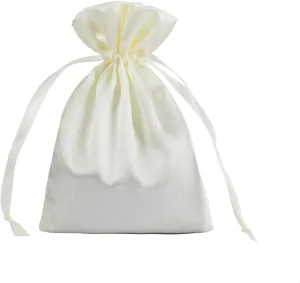 AKLVBL 30 Pack 5 x 7 Inches Beige Satin Gift Bags, Jewelry Bags, Drawstring Pouch, Wedding Favor Bags, Baby Shower Bags, silk bags…
