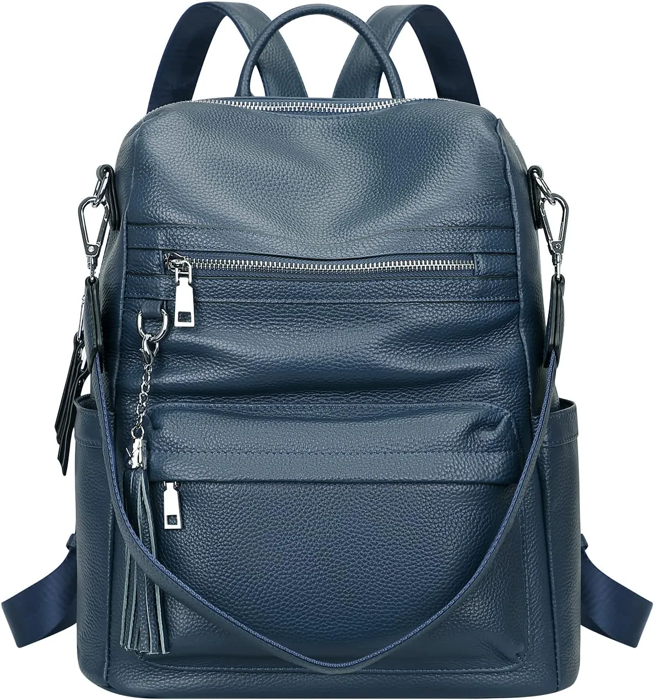 ALTOSY Genuine Leather Backpack Purse for Women Convertible Shoulder bag Soft Crossdody Bag Large Elegant Casual Daypacks