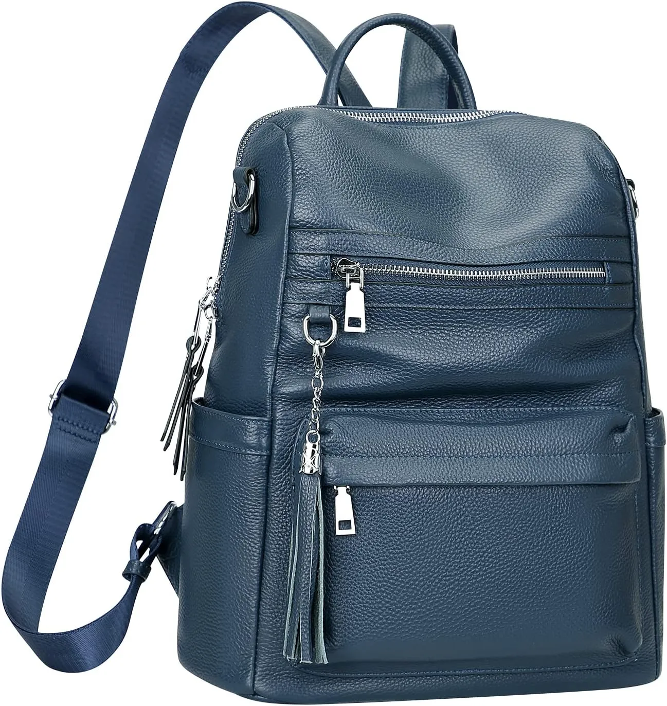 ALTOSY Genuine Leather Backpack Purse for Women Convertible Shoulder bag Soft Crossdody Bag Large Elegant Casual Daypacks