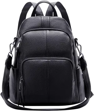 ALTOSY Soft Leather Backpack Purse For Women Backpacks Versatile Shoulder Bag