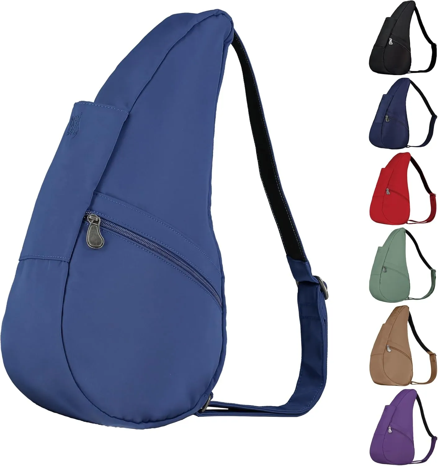 AmeriBag 17" Microfiber Crossbody Sling Healthy Back Bag