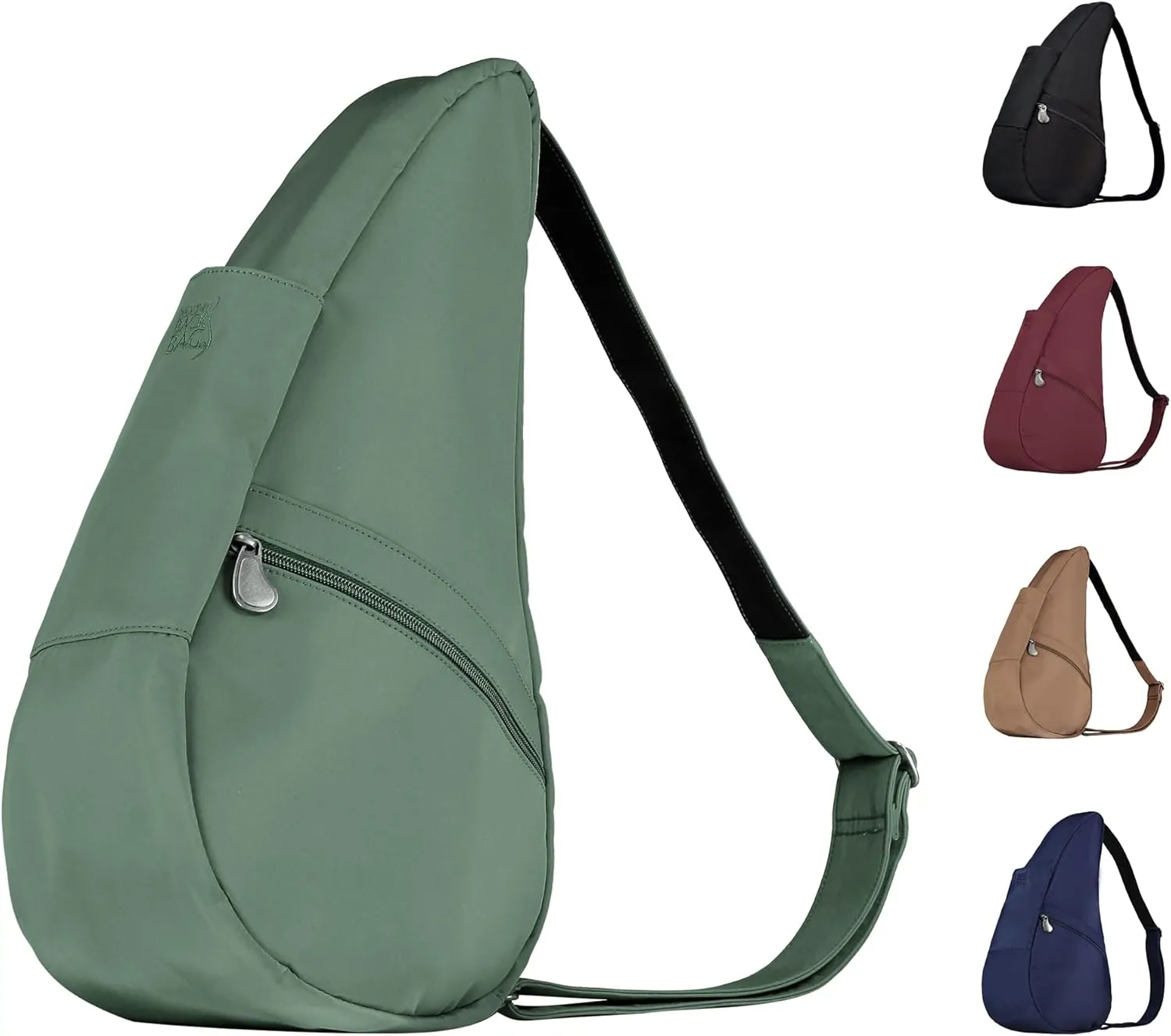 AmeriBag 19" Microfiber Crossbody Sling Healthy Back Bag