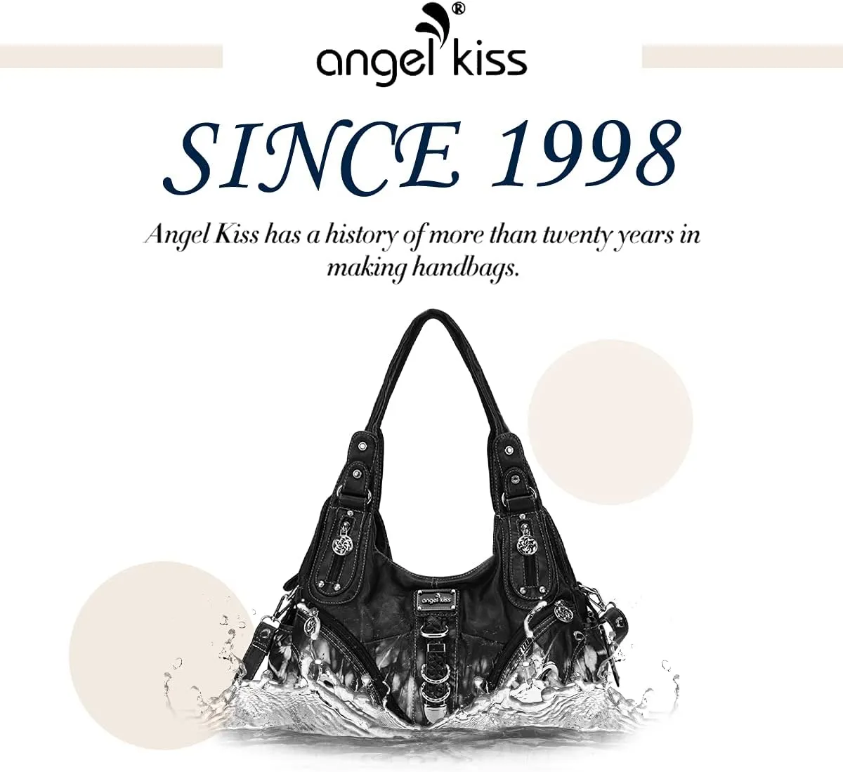 Angelkiss Hobo Purses and handbags for Women Satchel Handbag Women Purses Large Daily Shoulder Bags