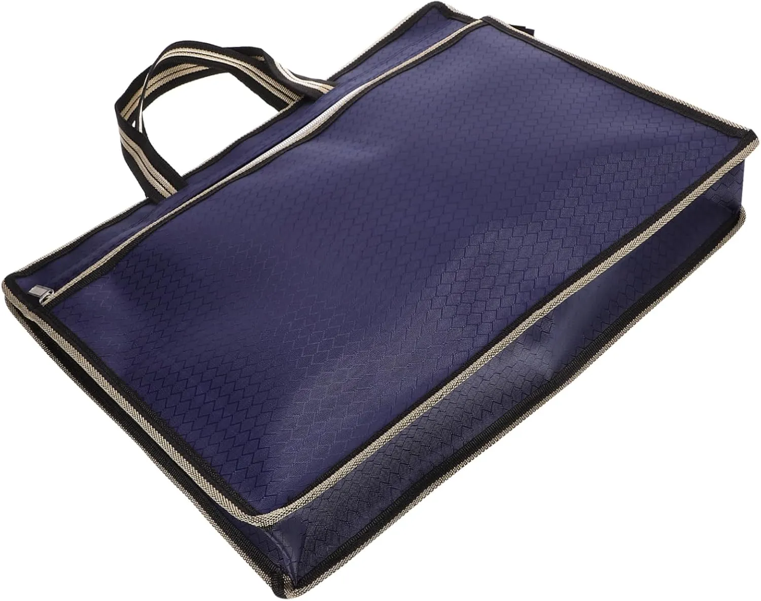 Angoily Reusable Oxford Cloth Document Pouch Zippered Organizer for Files Cards Passports Receipts Portable Storage Bag for Travel School Office More