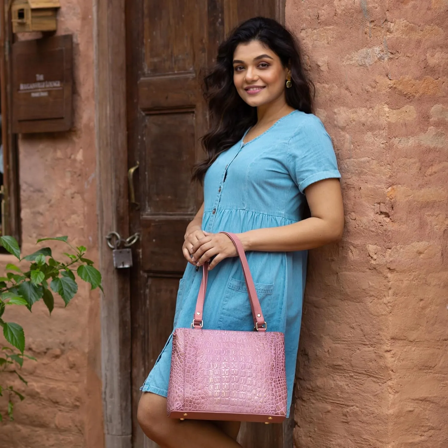 Anuschka Women’s Hand-Painted Genuine Leather Medium Everyday Tote