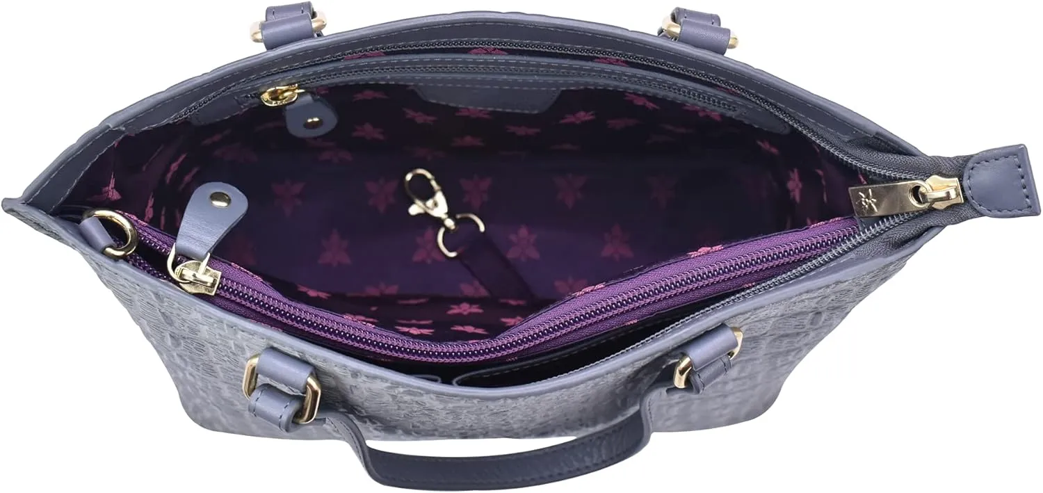 Anuschka Women's Original Hand-Painted Genuine Leather Medium Tote