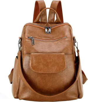 ASDSSRY Women Fashion Backpack Purse Waterproof Bookbags Travel Shopping Rucksack Convertible Ladies Shoulder Bag
