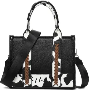 Axcone Vintage Western Bohemian Printed Handheld Single Shoulder Cross Bag