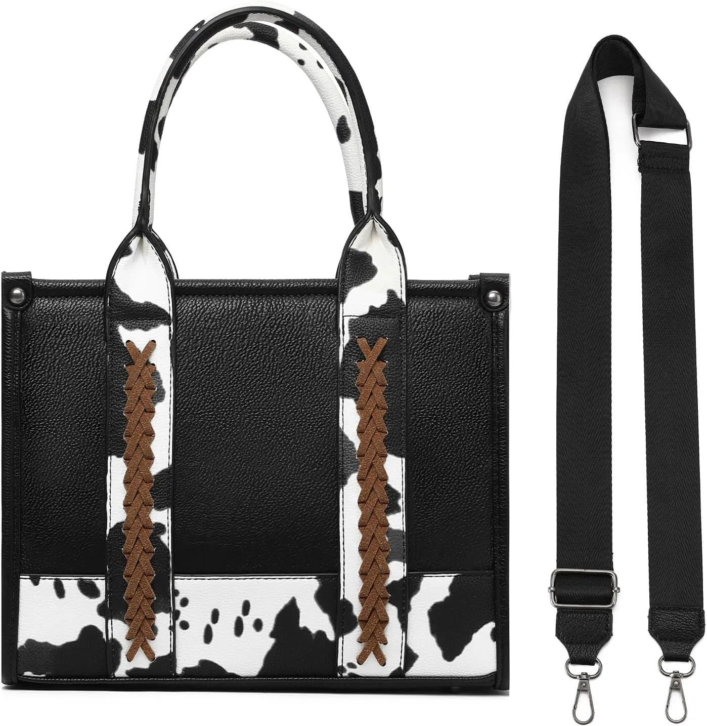 Axcone Vintage Western Bohemian Printed Handheld Single Shoulder Cross Bag