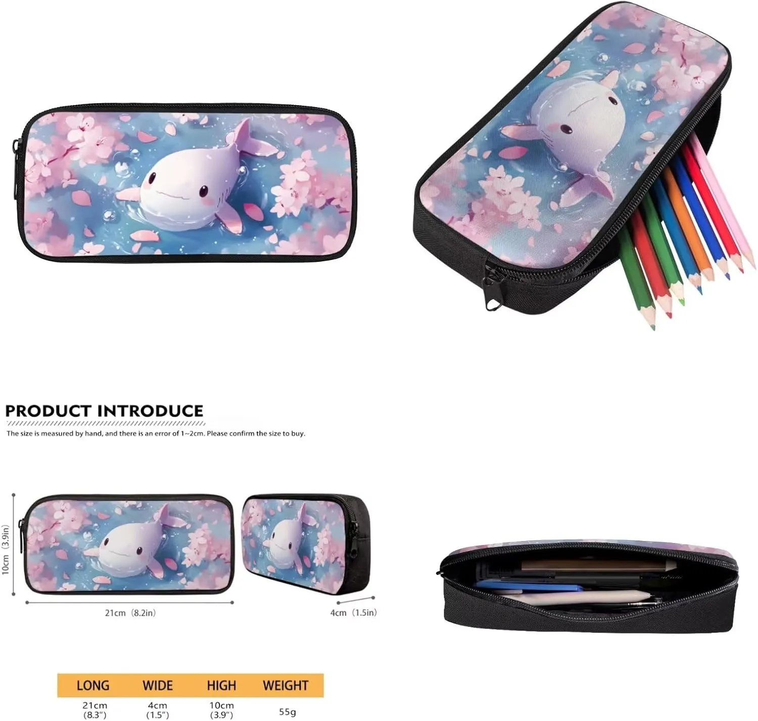 Axolotl Girls Backpack with Lunch Box Elementary Preschool Primary School Bag with Lunch Bag Children Student Bookbag Set for School 4 in1 Travel Daycare Rucksack for Teen Girls
