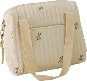 Baby Diaper Tote Bag Stroller Storage Bag Infant Carriages Diaper Organizer Pouches Handbag Embroidered Mommy Bag