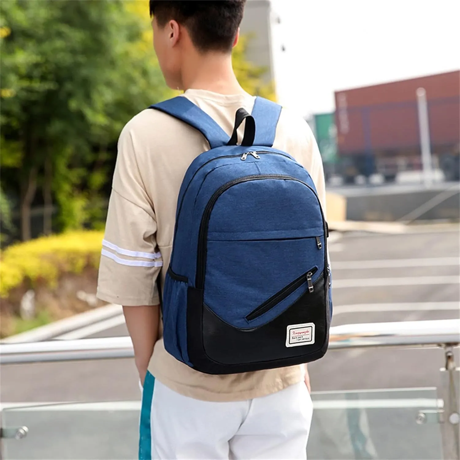 Backpack Purse for Women Medium Size Lightweight Travel School Shoulder Bags Designer Backpack Purse for Women(Blue)