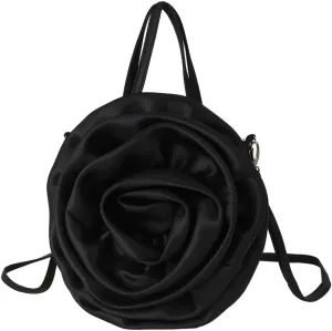 Bag 3D Rose Shape Handbag for Women Fashion Banquet Prom Wedding Evening Bag Crossbody Shoulder Bag