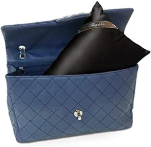 Bag-a-Vie Handbag Purse Shaper Pillow – Medi 14”x7.5” - Fits Maxi Flap Bags (Black)
