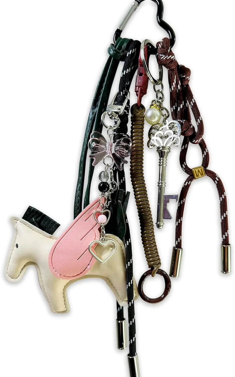 Bag Charms Purse Charm for Handbags Bogg Bags, Cute Keychain Bag Accessories Miltiple Key Chain for Women Girl