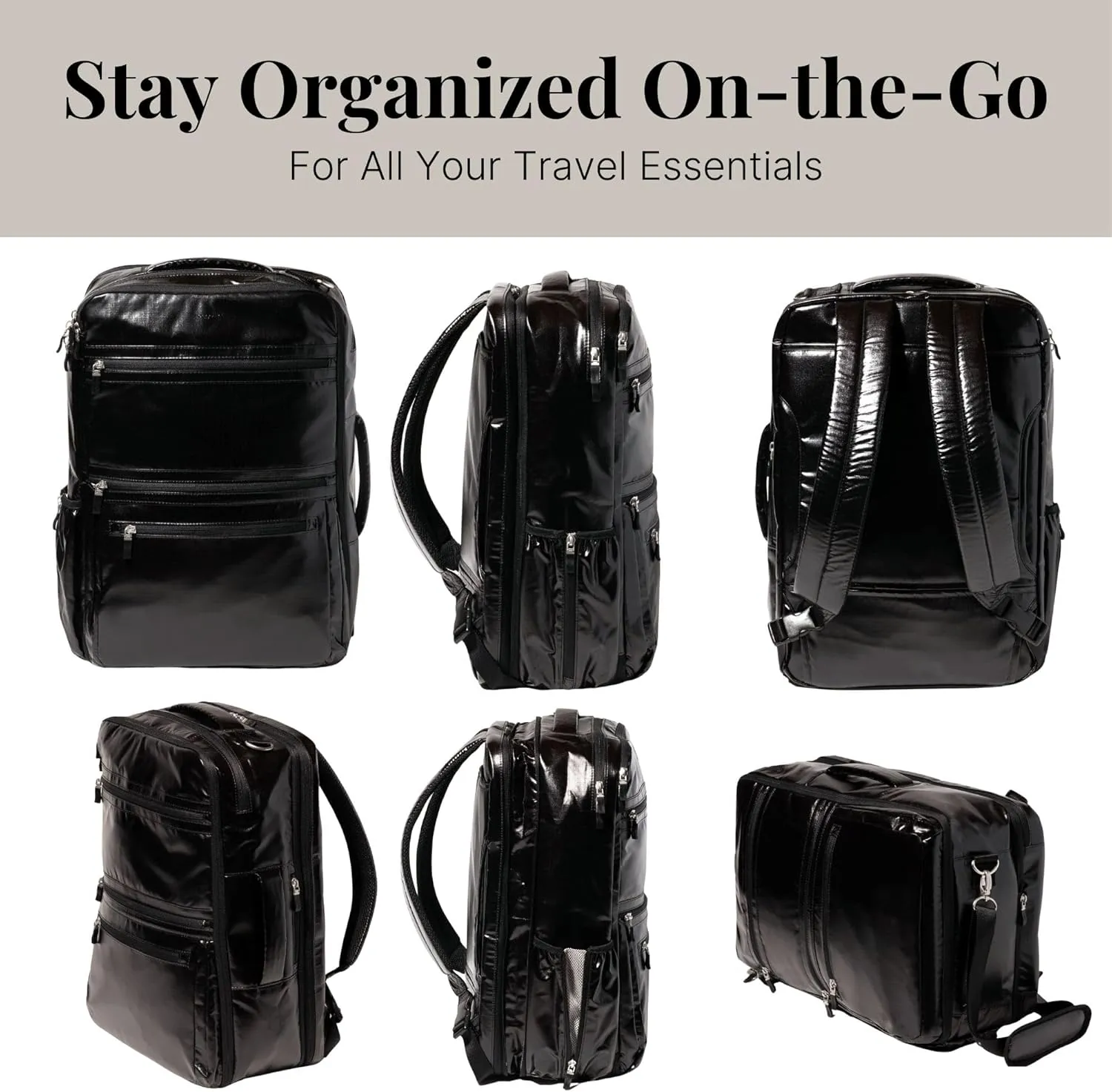Baggallini Modern Convertible Travel Backpack