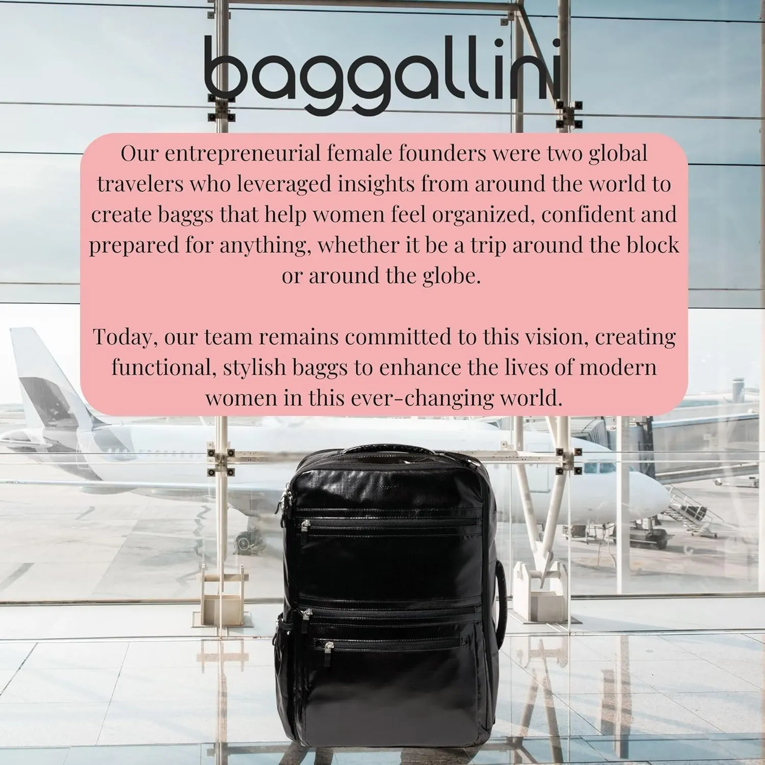 Baggallini Modern Convertible Travel Backpack