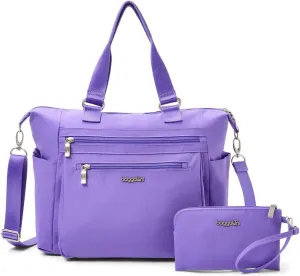 Baggallini Trifecta Convertible Backpack Crossbody Tote Bag-11x12 Lightweight Travel Bag W/RFID Phone Wristlet