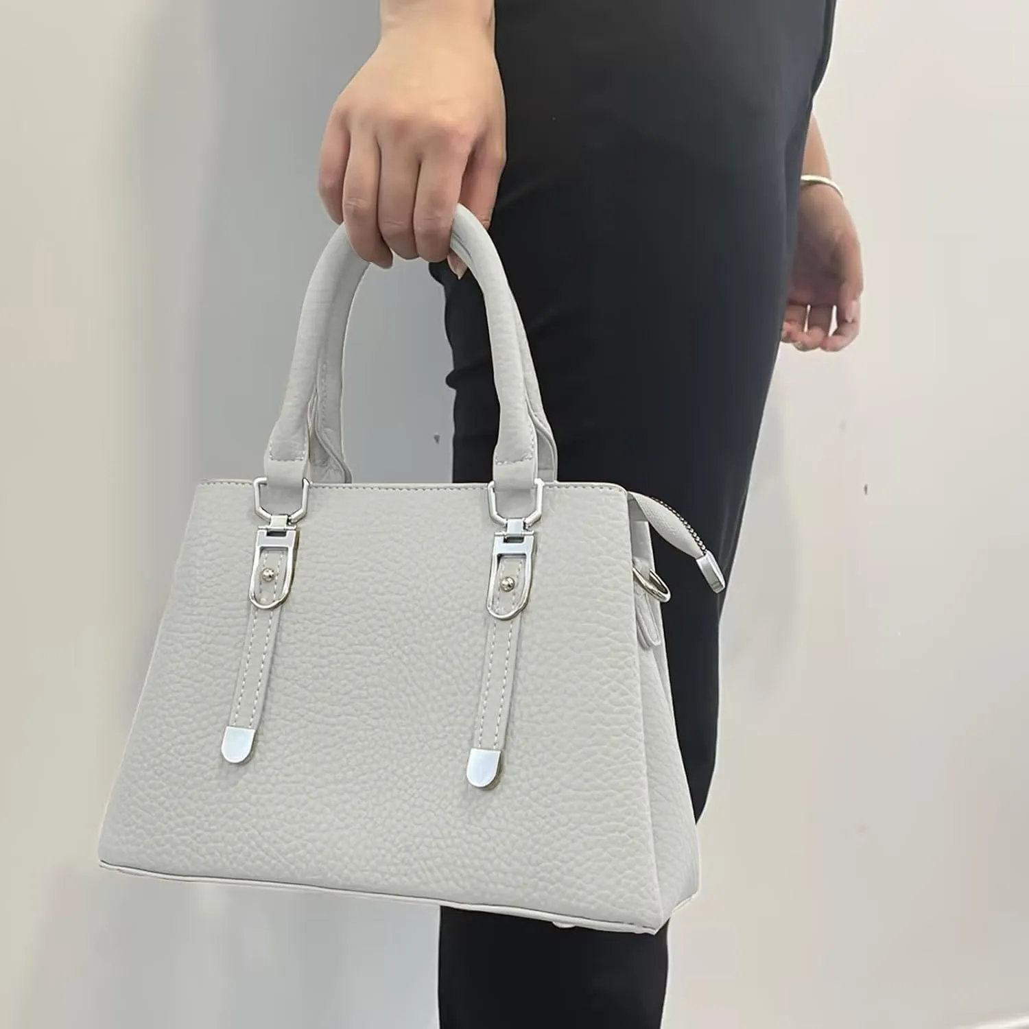 Barsine Purses and Handbags for Women Top Handle Satchel Shoulder Bag Ladies Compartments Purse