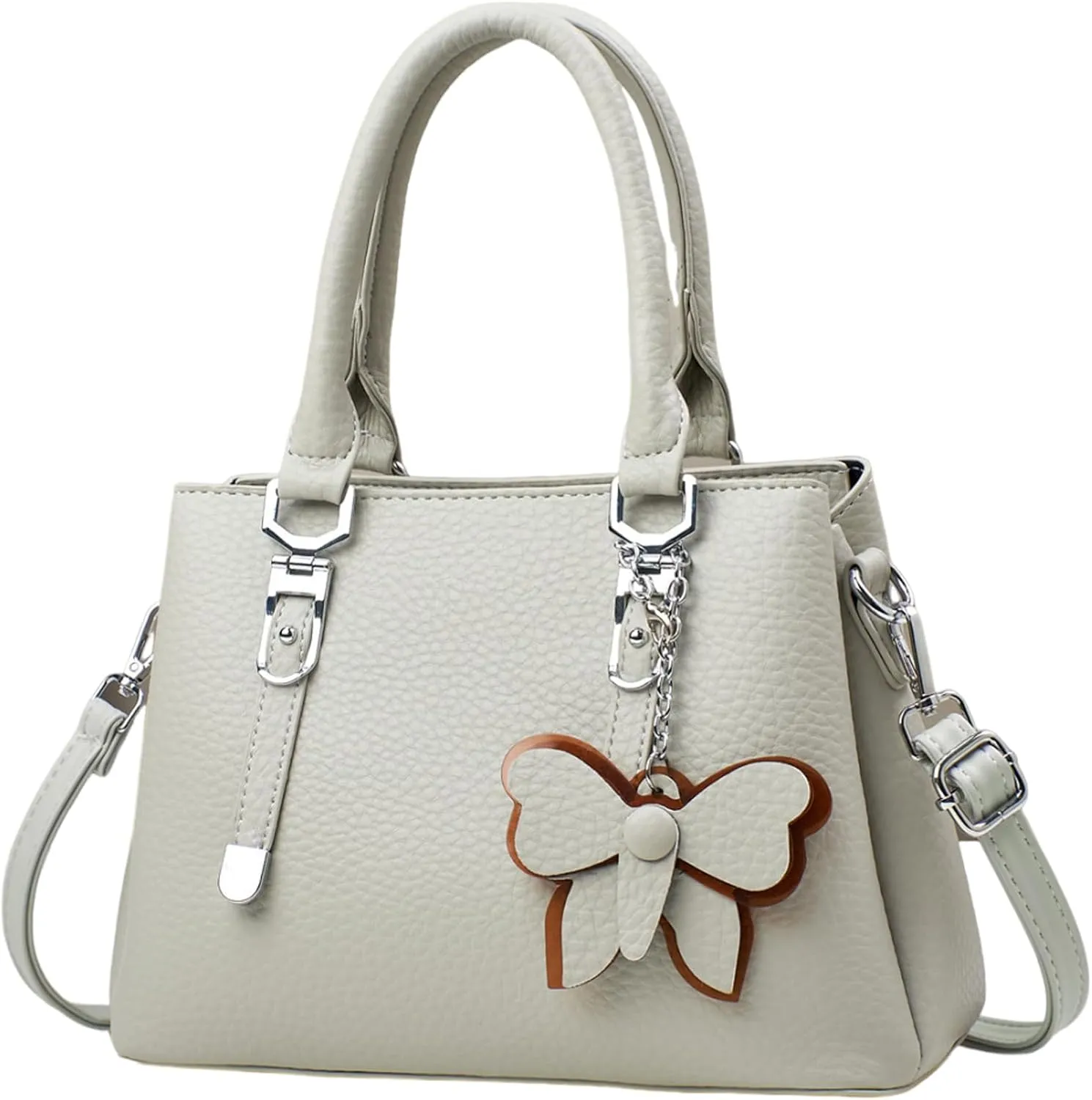 Barsine Purses and Handbags for Women Top Handle Satchel Shoulder Bag Ladies Compartments Purse