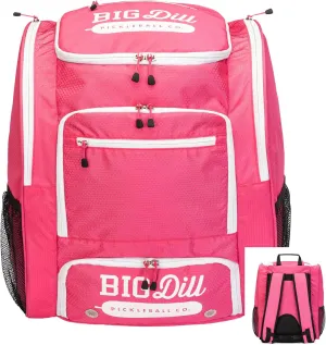 Big Dill Pickleball Backpack | Large Pickleball Bag with Shoe Compartment for 8  Paddles & Accessories, Insulated Pocket