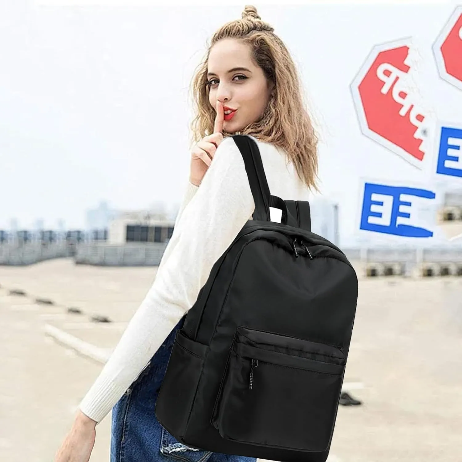 Bluboon Bookbags School Backpack Laptop Schoolbag for Teens Girls High School