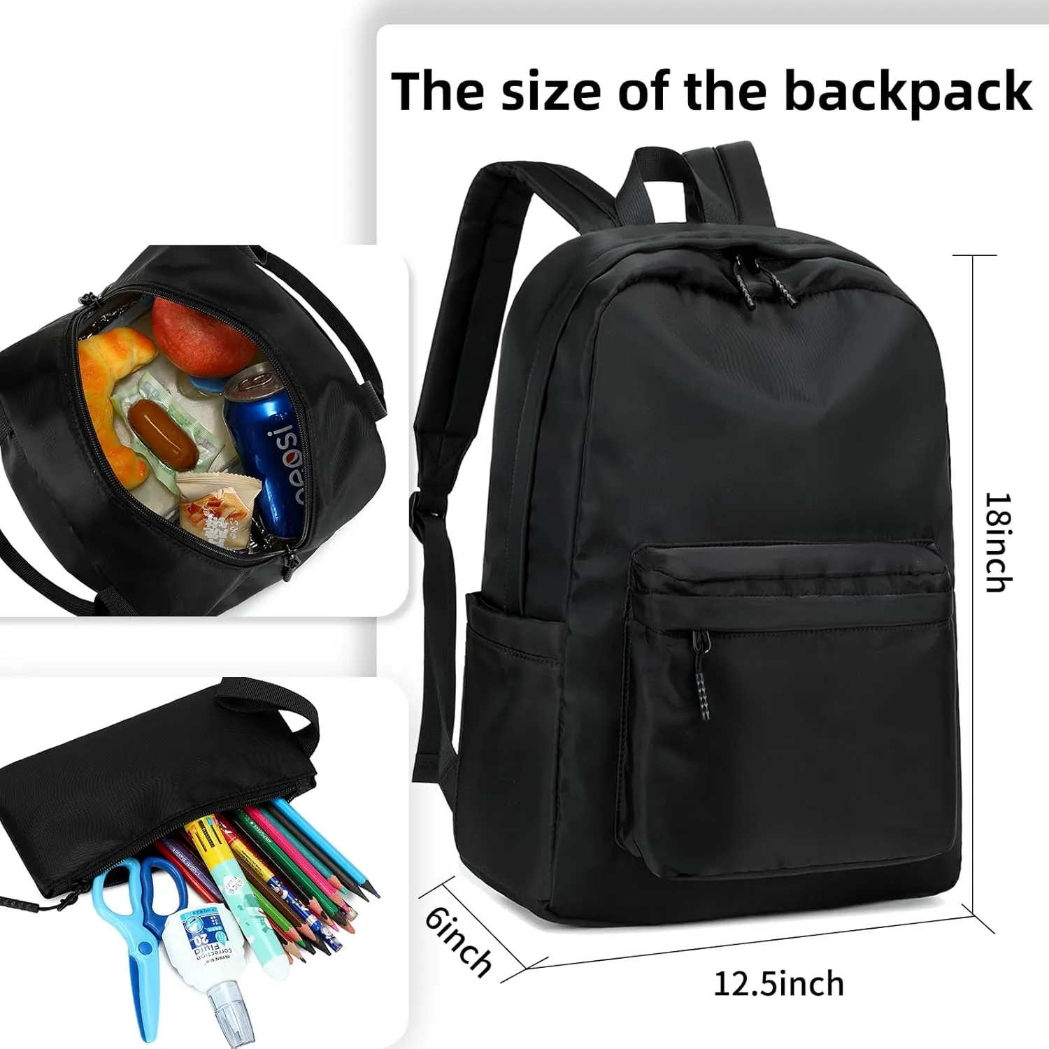 Bluboon Bookbags School Backpack Laptop Schoolbag for Teens Girls High School