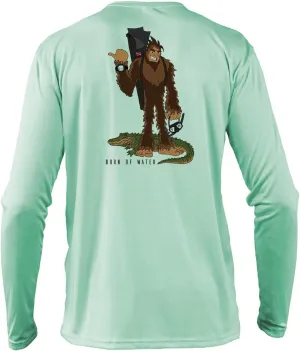 Born of Water Skunk Ape Freediving Shirt: UV UPF  50 Long Sleeve