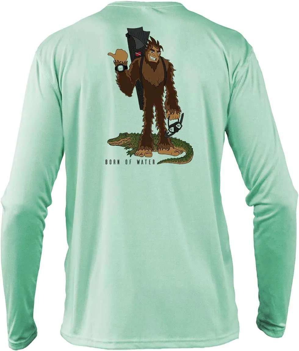 Born of Water Skunk Ape Freediving Shirt: UV UPF  50 Long Sleeve