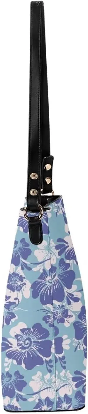 Bucket Bag Crossbody Bag Summer Purse Shoulder Bags Crossbody Purses PU Leather Tote Bag with 2 Detachable Straps