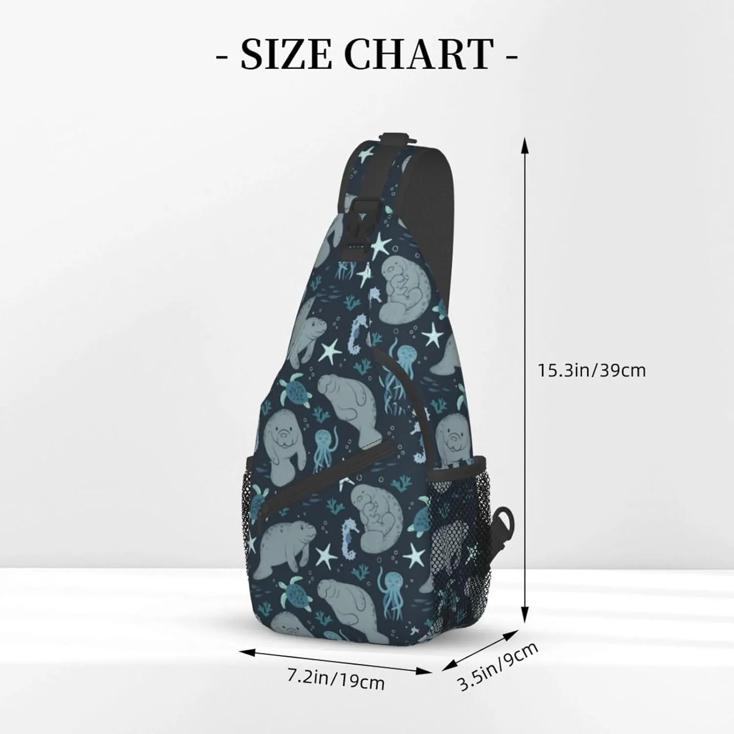 Butterflies Sling Bag Crossbody Sling Backpack for Women Men Travel Hiking Daypack Chest Shoulder Bag