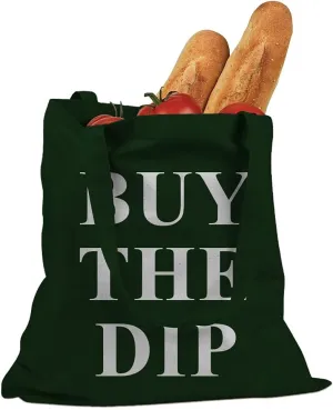 BUY THE DIP Cotton Canvas Tote Bag