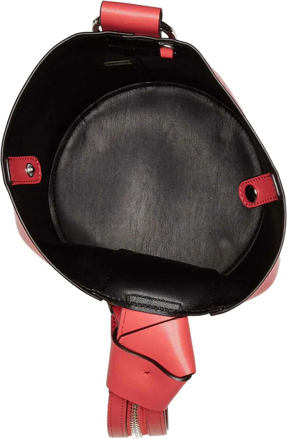 Calvin Klein Karsyn Nappa Leather 3 in 1 Convertible Bucket