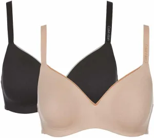 Calvin Klein Womens 2 Pack Microfiber Wirefree Bra