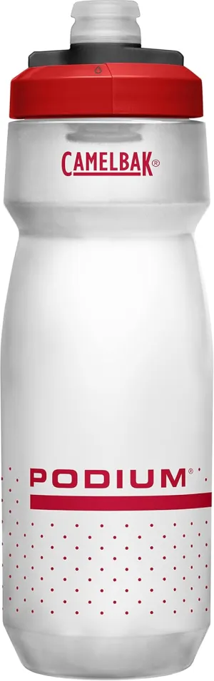 CamelBak Podium Bike Water Bottle 24oz, Fiery Red