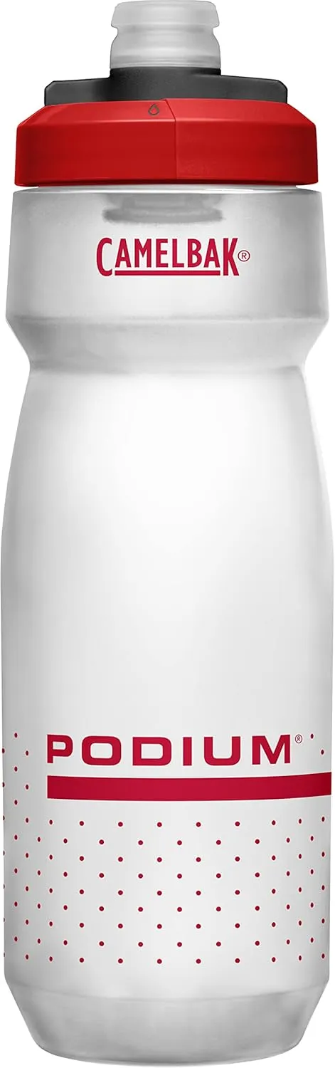 CamelBak Podium Bike Water Bottle 24oz, Fiery Red