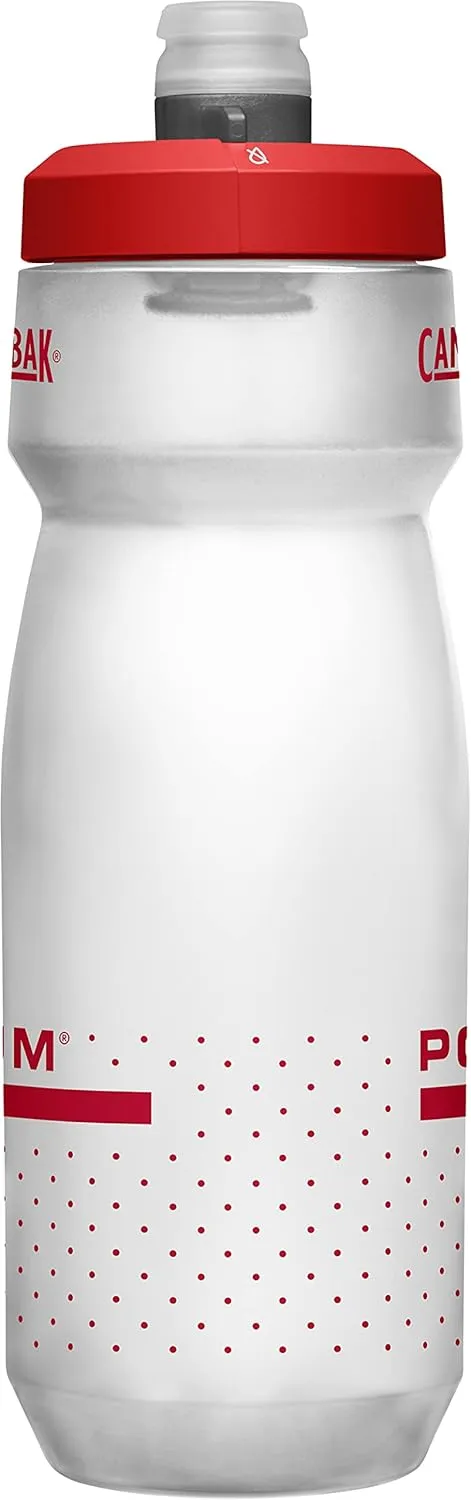 CamelBak Podium Bike Water Bottle 24oz, Fiery Red