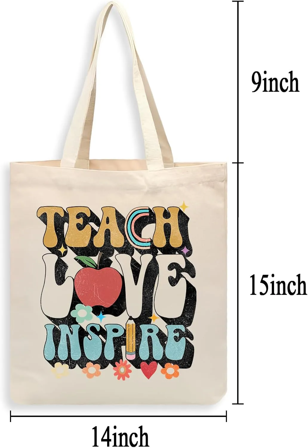 Canvas Tote Bag for Women - Teacher Appreciation Gifts