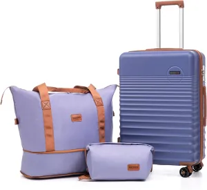 Carry On Luggage 22x14x9 Airline Approved, 20-inch Hard Shell Suitcases with Wheels, ABS Lightweight Carry on Suitcase with TSA Lock