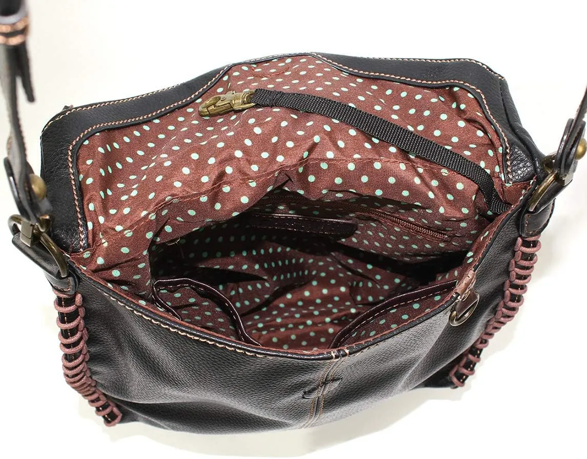 CHALA Charming Crossbody Bag Shoulder Handbag With Flap Top and Zipper Handbag Only- Multi-color