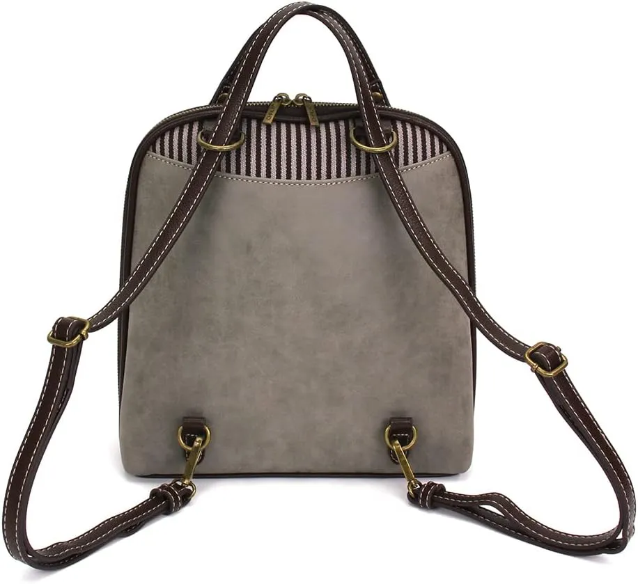 CHALA Convertible Backpack Purse - Women Convertible Shoulder Purse with Adjustable Strap
