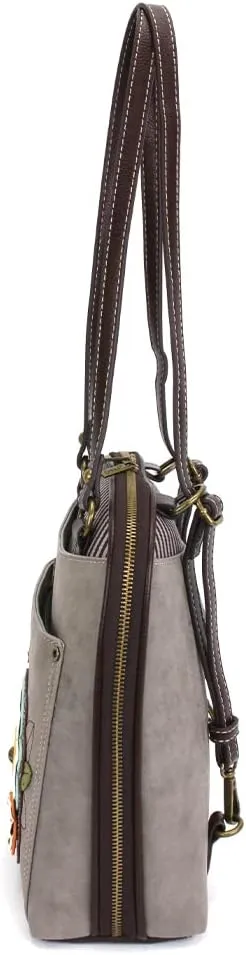 CHALA Convertible Backpack Purse - Women Convertible Shoulder Purse with Adjustable Strap